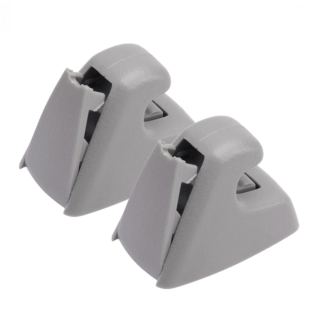 Chevy Bolt EV Sun Visor Support Clips, Gray, Pair, 2017-2021