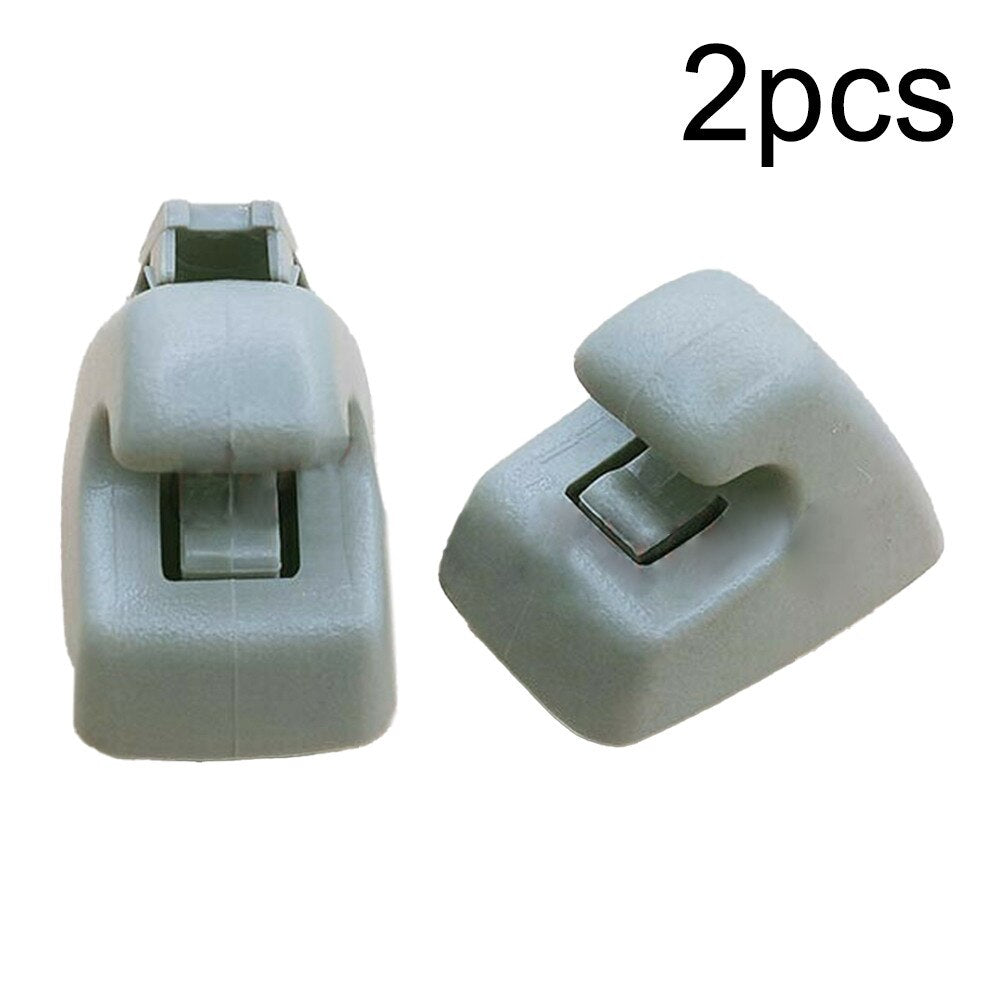 Chevy Bolt EV Sun Visor Support Clips, Gray, Pair, 2017-2021