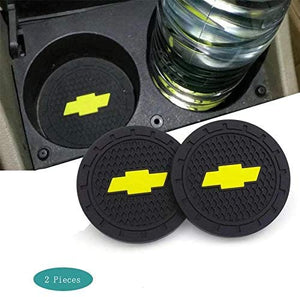 Chevy Volt Bowtie Logo Silicone Cup Holder Coasters