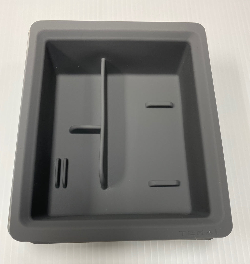 Tesla Model 3, Y Silicone Center Console Storage Box, Gray, 2021-2023