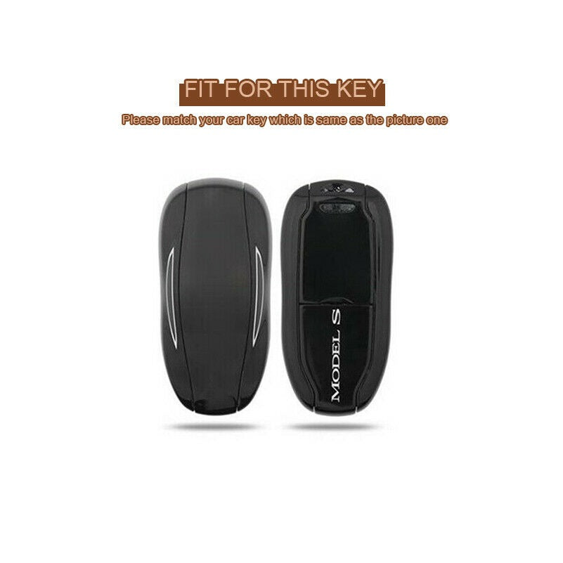 Tesla Model S, 3, X, Y, Soft TPU Key Fob Case Cover, Black