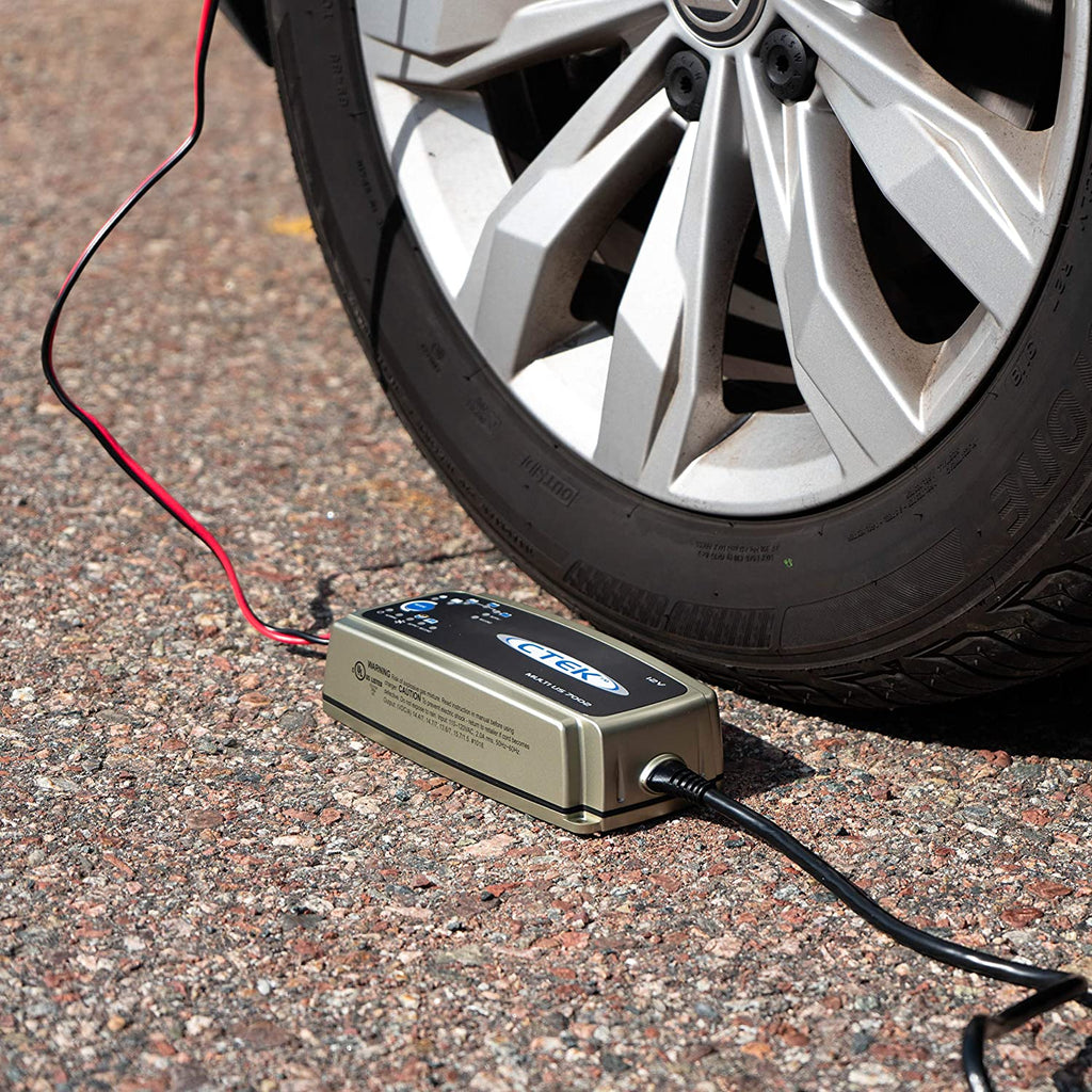 CTEK MULTI US 7002 12-Volt Battery Charger, Black