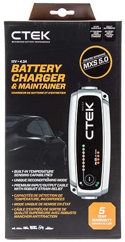 CTEK Battery Charger MXS 5.0 4.3 Amp 12 Volt