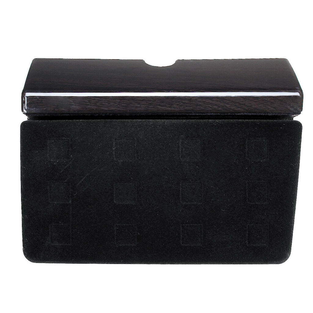 Tesla Model S, X Cubby Center Console Organizer Storage Box Drawer Tray, Black Wood Grain, 2012-2021