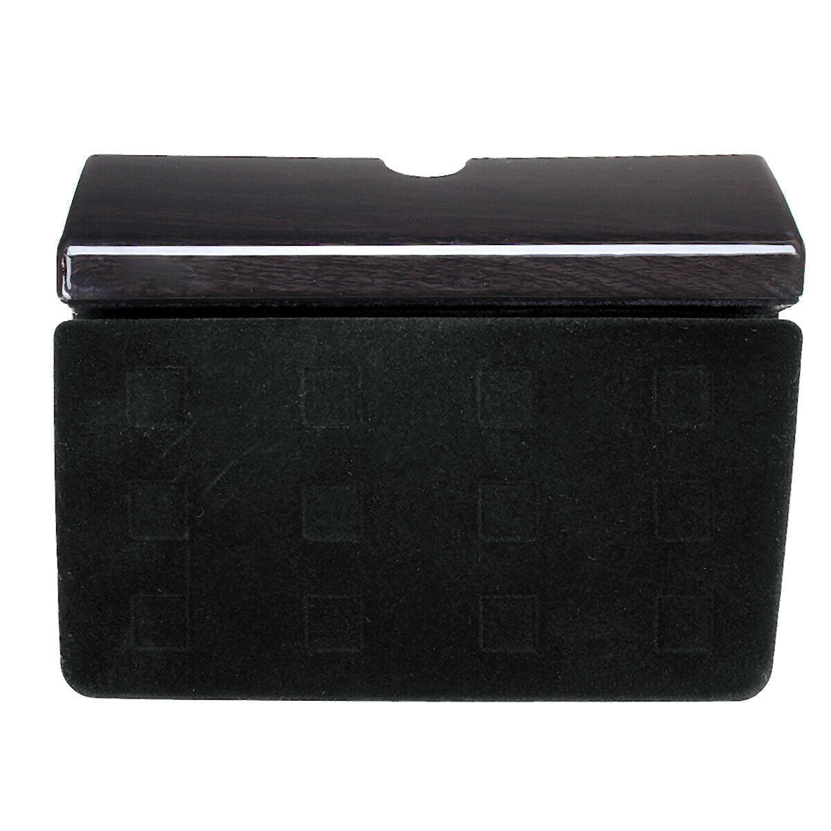 Tesla Model S, X Cubby Center Console Organizer Storage Box Drawer Tray, Black Wood Grain, 2012-2021