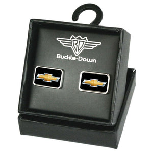 Chevy Bolt EV Cufflink Set Chevrolet Bowtie Logo Black Silver Gold