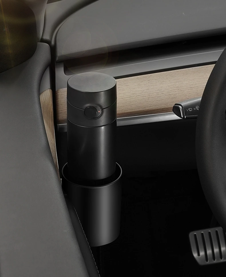 Tesla Model 3, Y Side Door Cup Holder Set, Front and Rear 4-Piece, 2017-2023