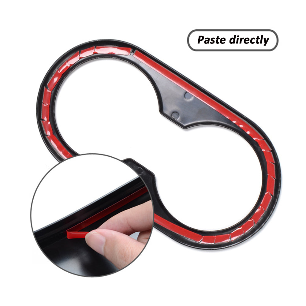 Tesla Model 3 Rear Carbon Fiber Cup Holder Cover, 2017-2021