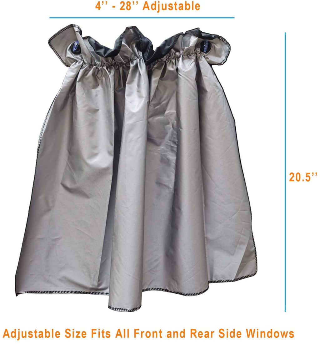 Smart Car Fortwo Window Curtains Shades, Privacy, 100% UV Rays Blocked