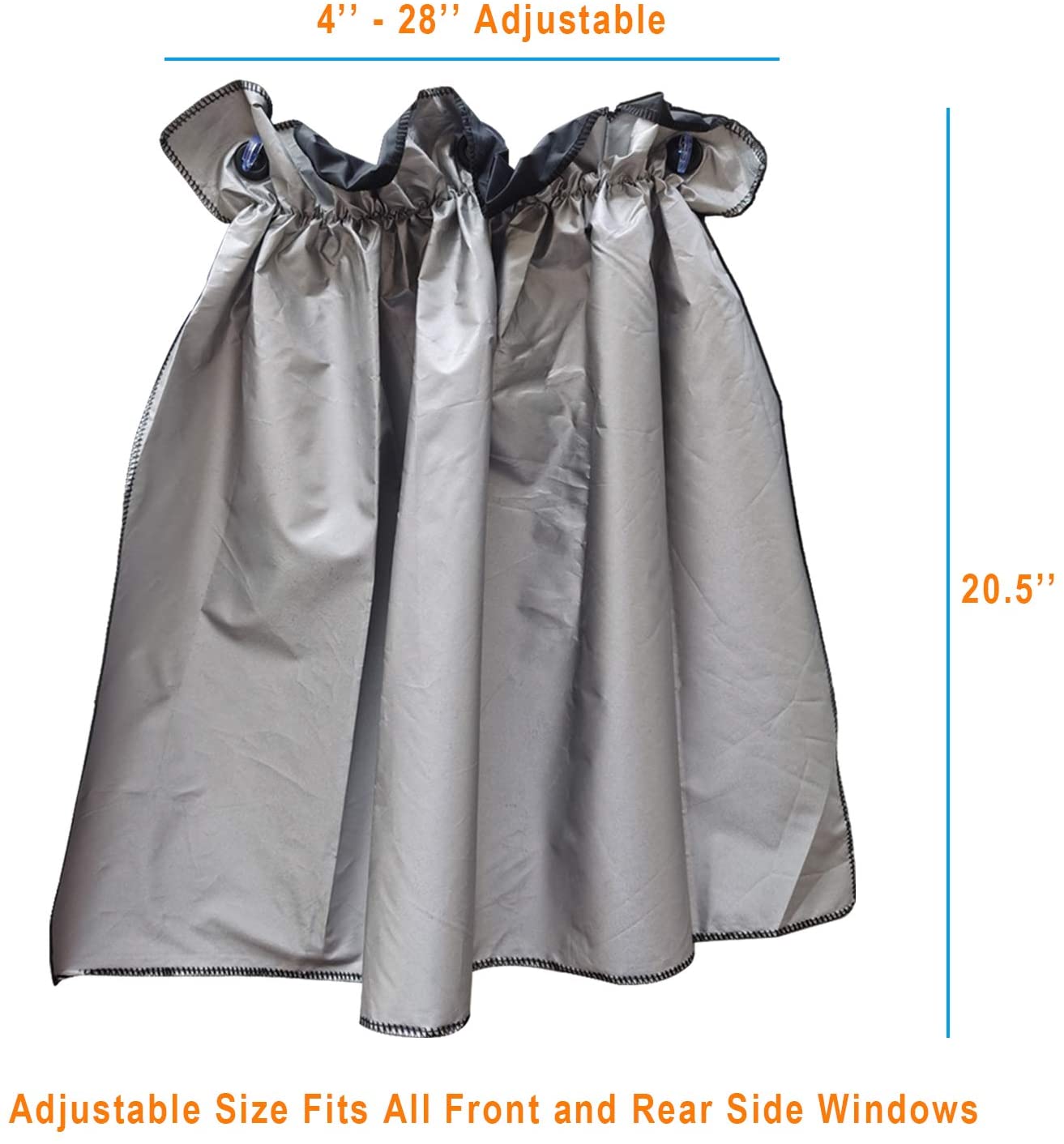 Smart Car Fortwo Window Curtains Shades, Privacy, 100% UV Rays Blocked