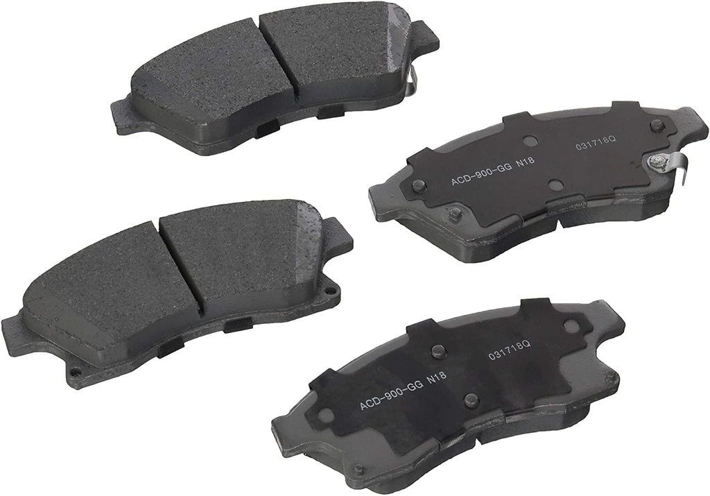 Chevy Volt AC Delco Ceramic Front Disc Brake Pad Set, 2011-2015