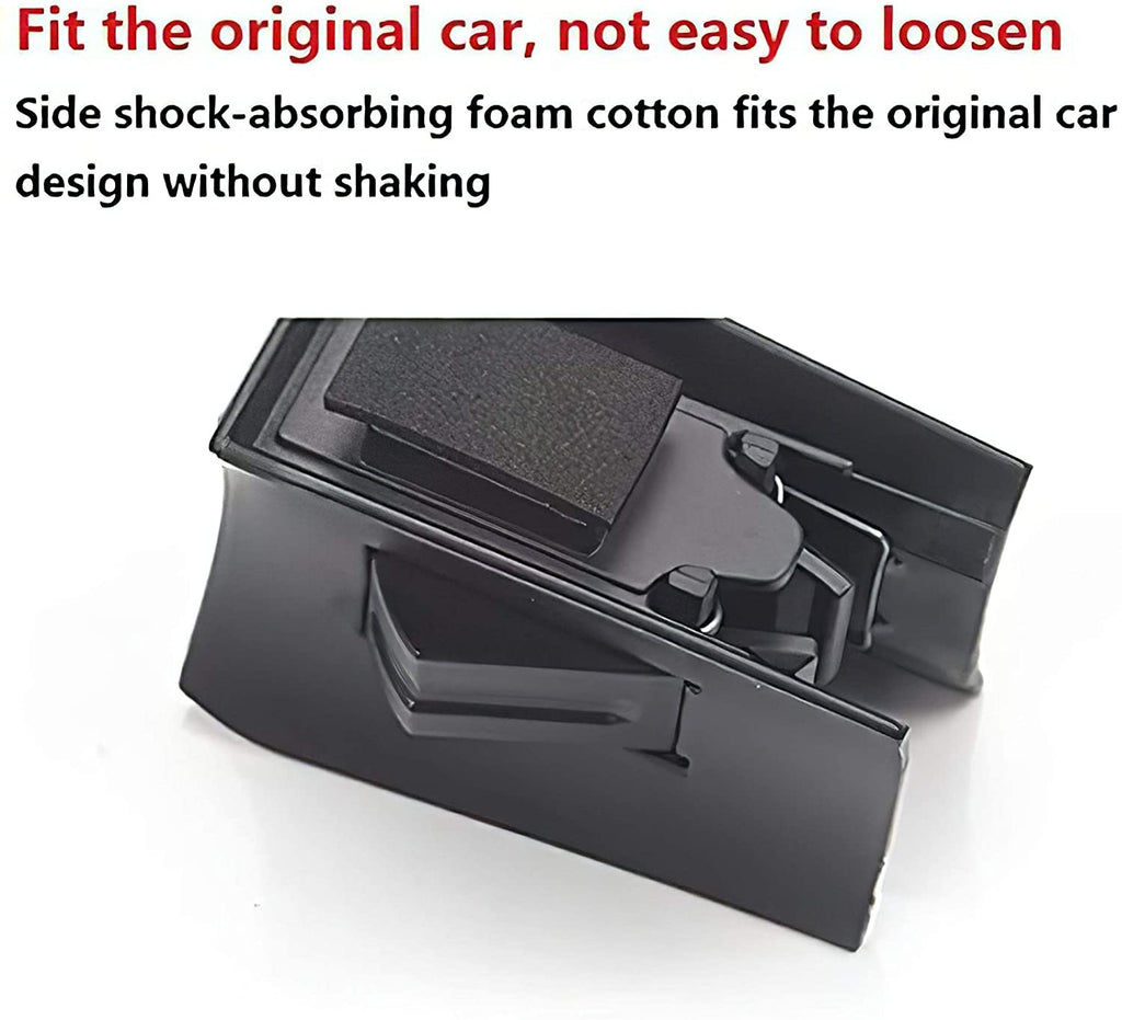 Tesla Model 3 & Y Drink Stabilizing Cup Holder Divider, Matte Black, 2021-2023