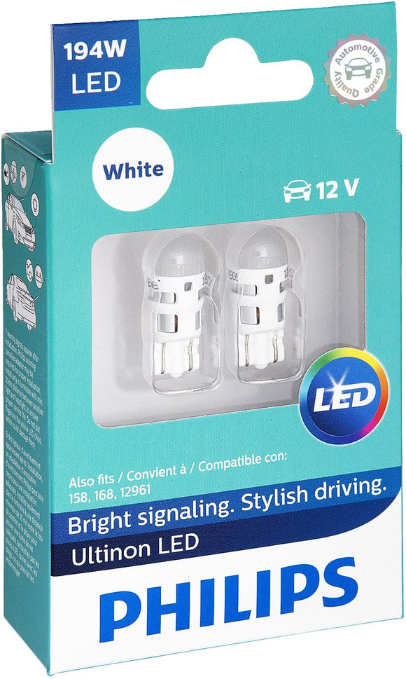 Fiat 500E LED Dome Light Bulbs, Bright White, 2009-2019

