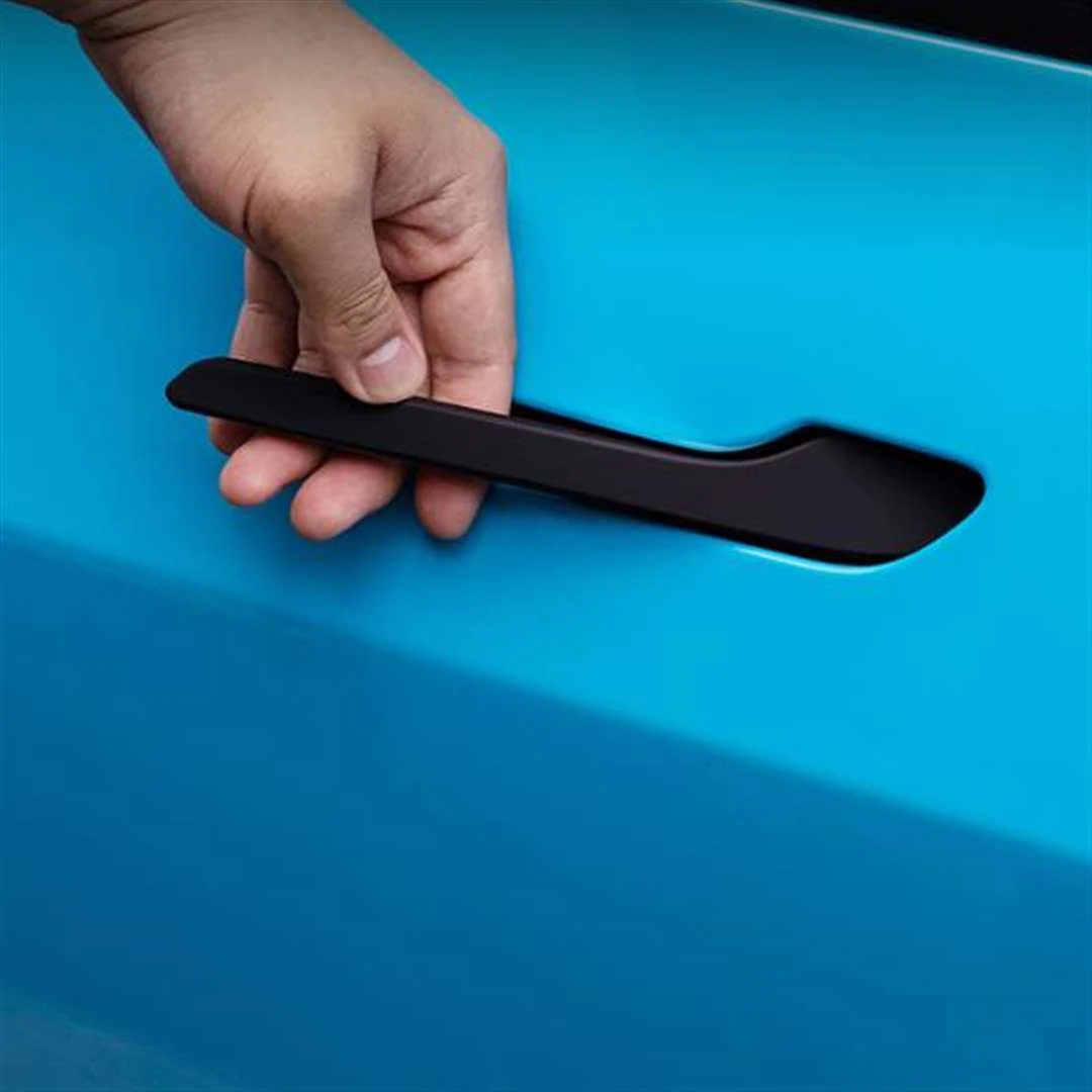 Tesla Model 3, Y, Door Handle Covers, ABS, Matte Black, Black Out Kit