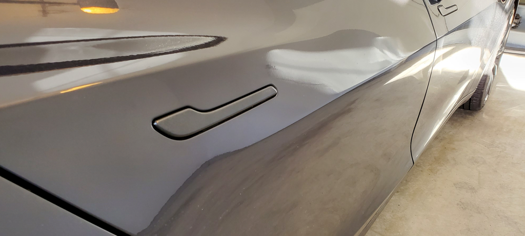 Tesla Model 3, Y, Door Handle Covers, ABS, Color Matched Midnight Silver PMNG