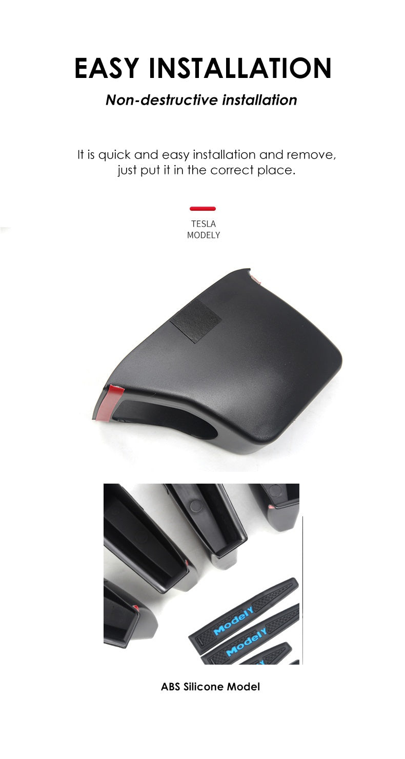 Tesla Model Y Side Door Interior Storage Organizers, 2020-2024