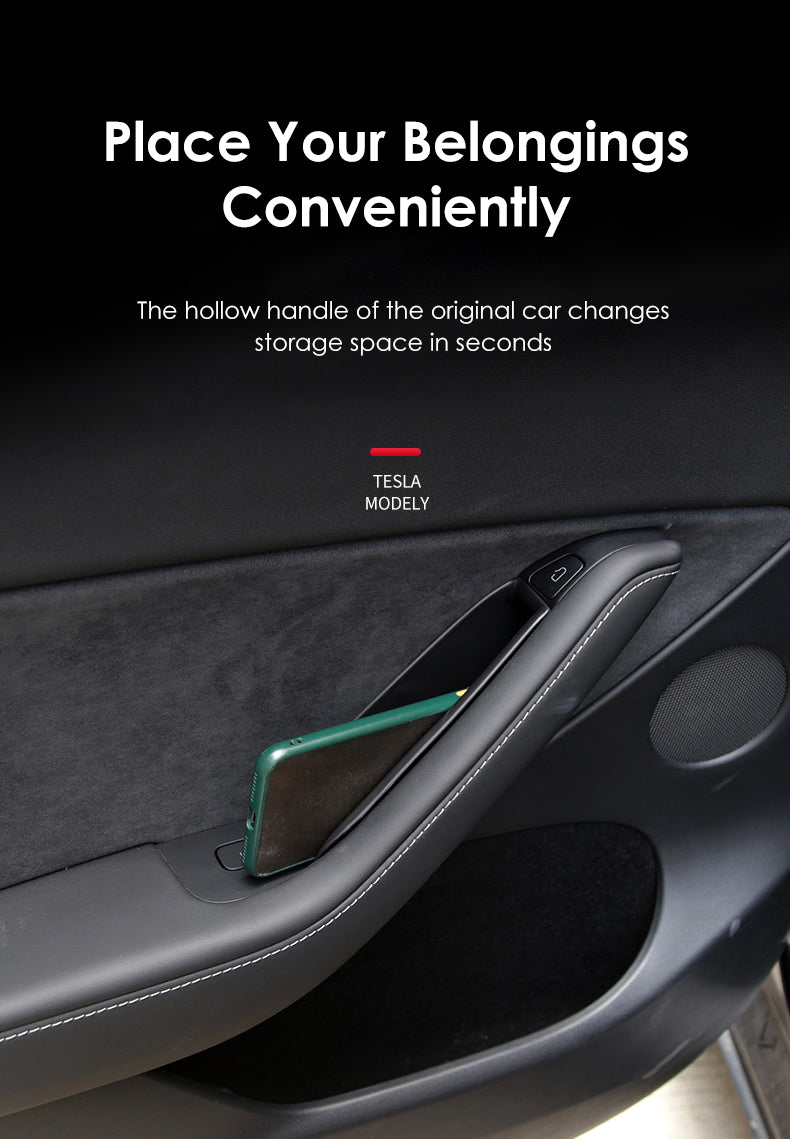 Tesla Model Y Side Door Interior Storage Organizers, 2020-2024
