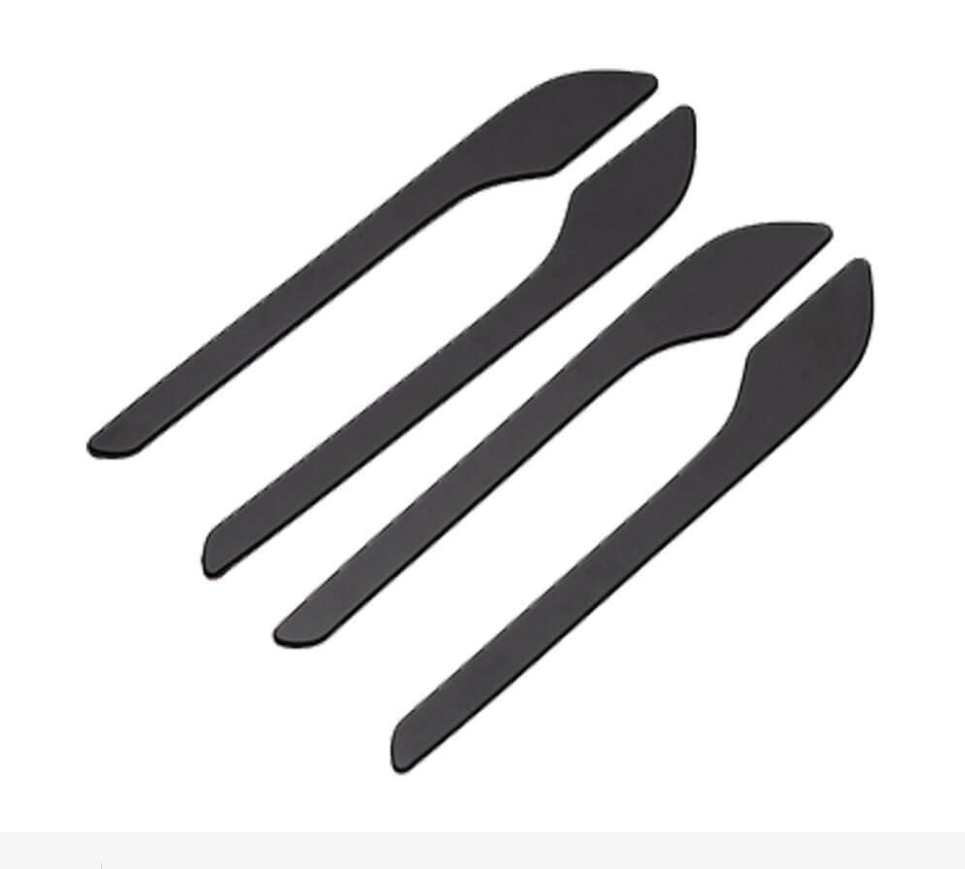 Tesla Model 3, Y, Door Handle Covers, ABS, Matte Black, Black Out Kit