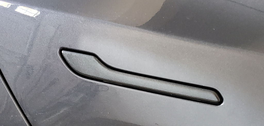 Tesla Model 3, Y, Door Handle Covers, ABS, Color Matched Midnight Silver PMNG