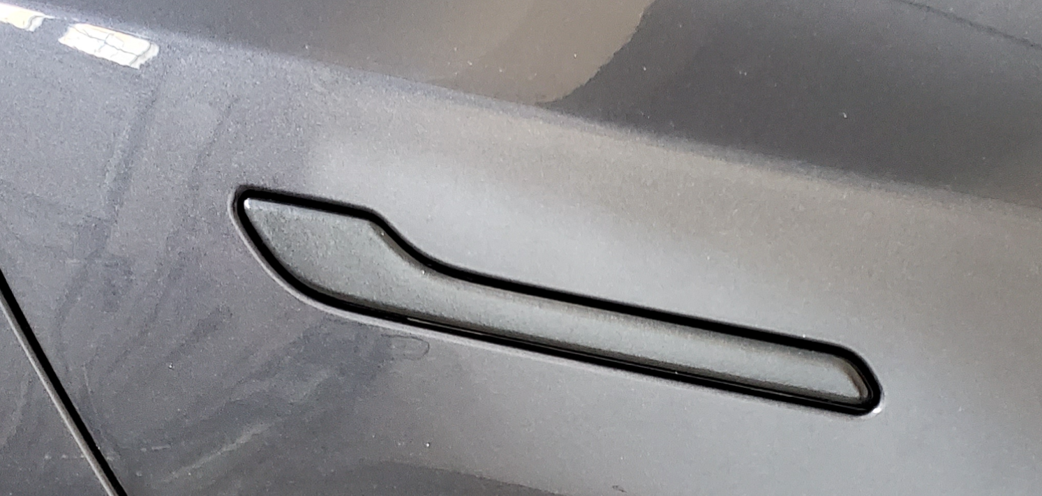 Tesla Model 3, Y, Door Handle Covers, ABS, Color Matched Midnight Silver PMNG