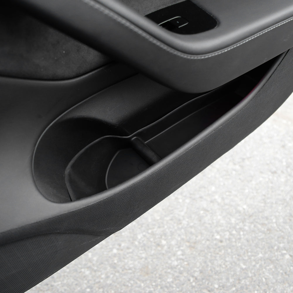 Tesla Model 3, Y Door Side Storage Box Door Handle Armrest Organizers, 4-Pc Set