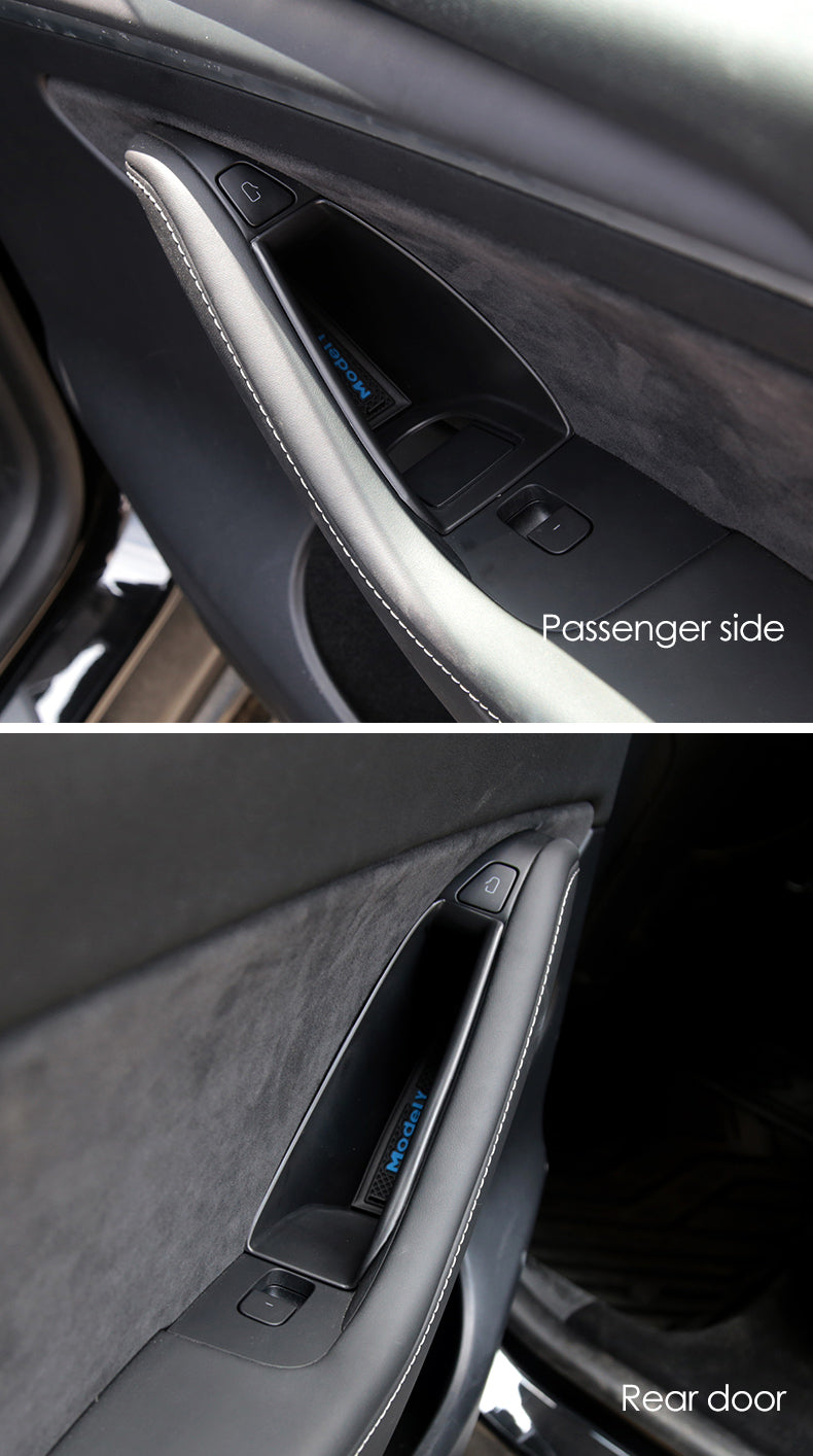 Tesla Model Y Side Door Interior Storage Organizers, 2020-2024