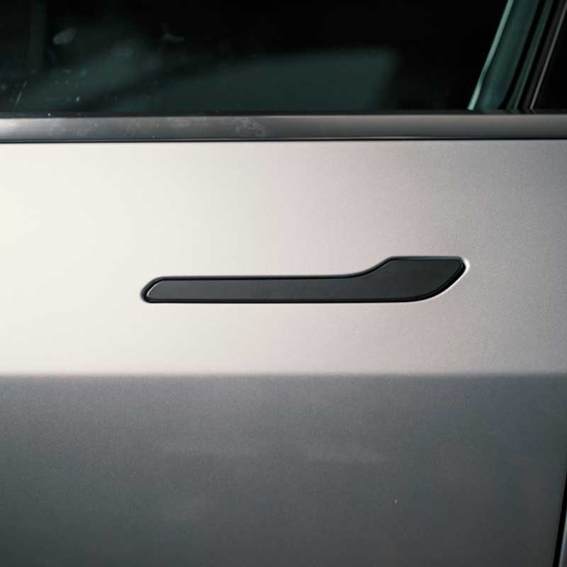 Tesla Model 3, Y, Door Handle Covers, ABS, Matte Black, Black Out Kit