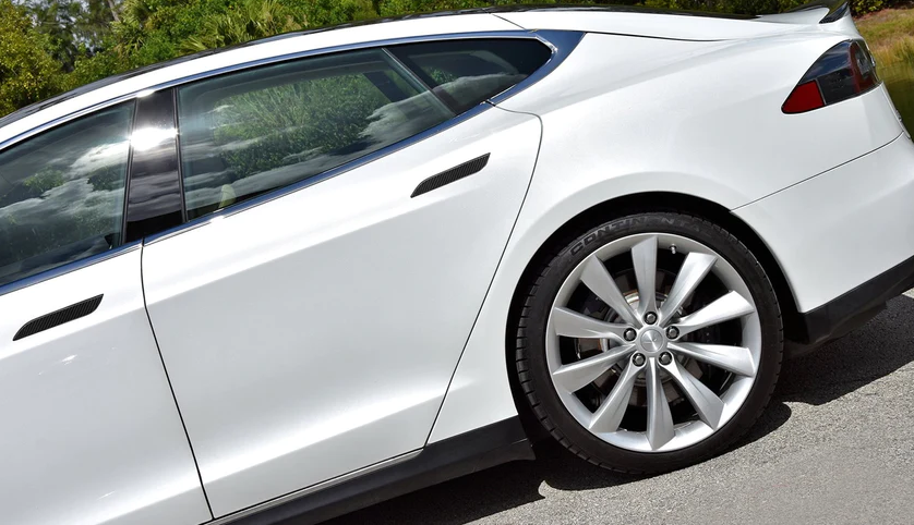 Tesla Model S Door Handle Covers, ABS, Matte Black, Black Out Kit, 2012-2023