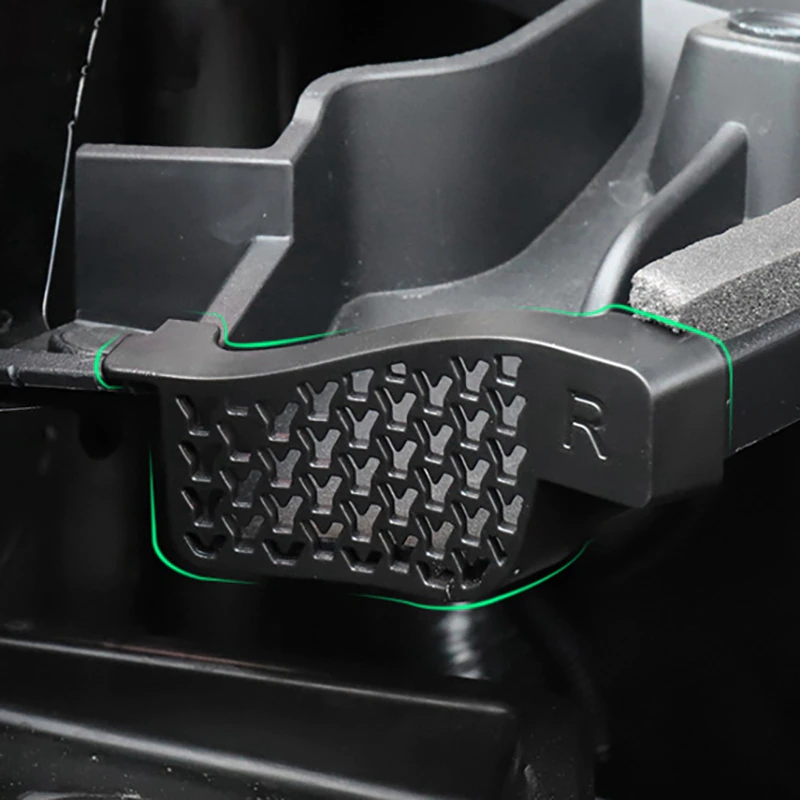 Tesla Model Y Front Trunk / Frunk Drainage Channels Anti-Blocking Cover Vents, 2020-2021