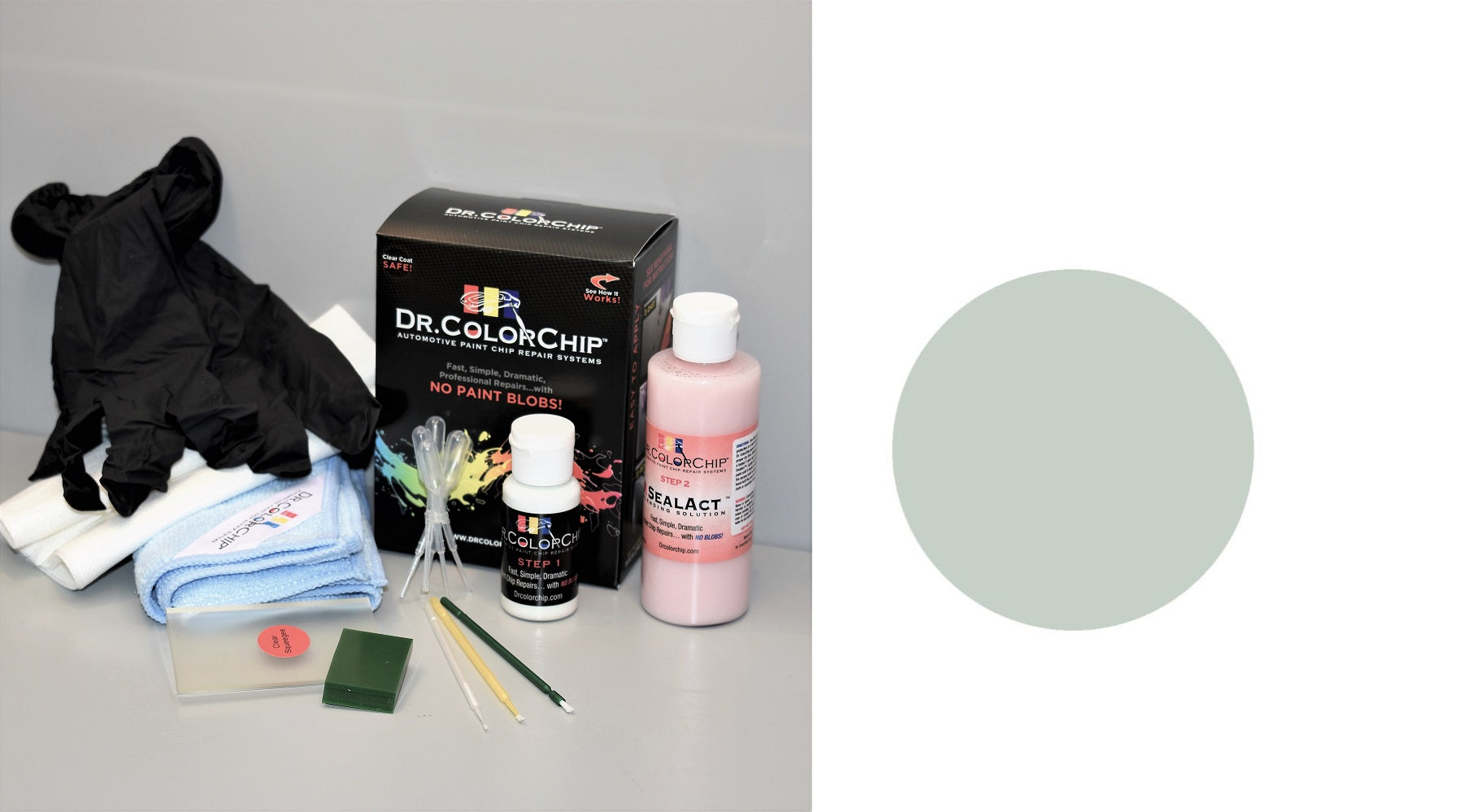 2017 Chevy Bolt EV Exterior Touch Up Paint Kit, Dr Color Chip, Squirt 'n Squeegee PLUS