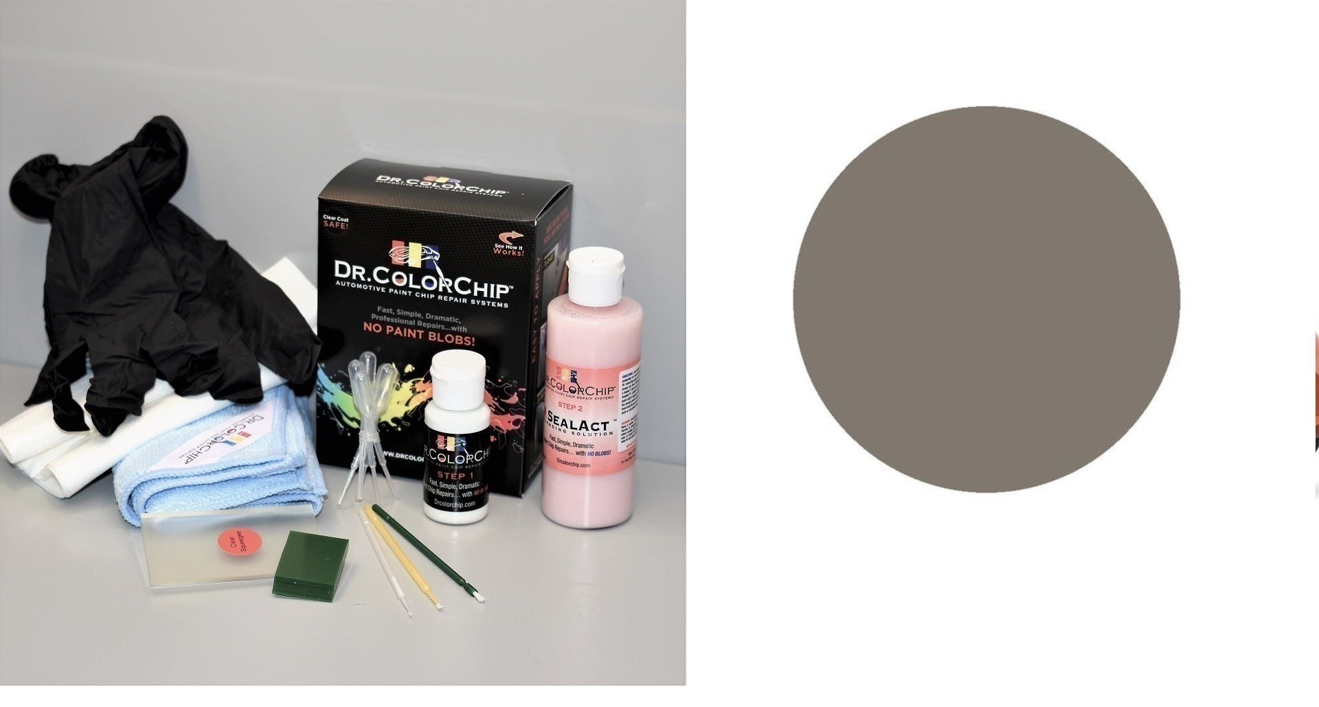 2018 Smart Car Fortwo Exterior Touch Up Paint Kit, Dr Color Chip, Squirt 'n Squeegee PLUS