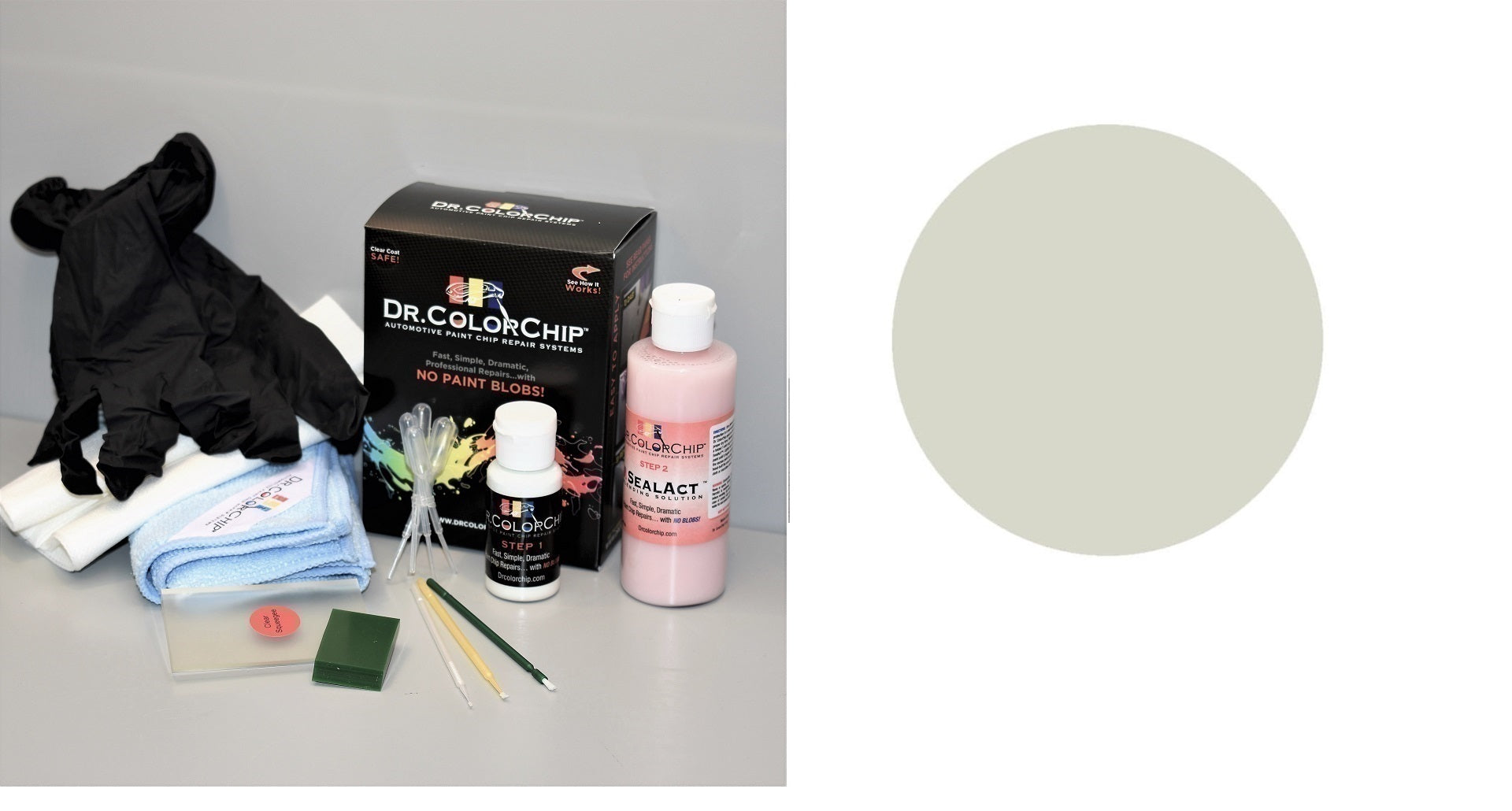 2012 Smart Car Fortwo Exterior Touch Up Paint Kit, Dr Color Chip, Squirt 'n Squeegee PLUS