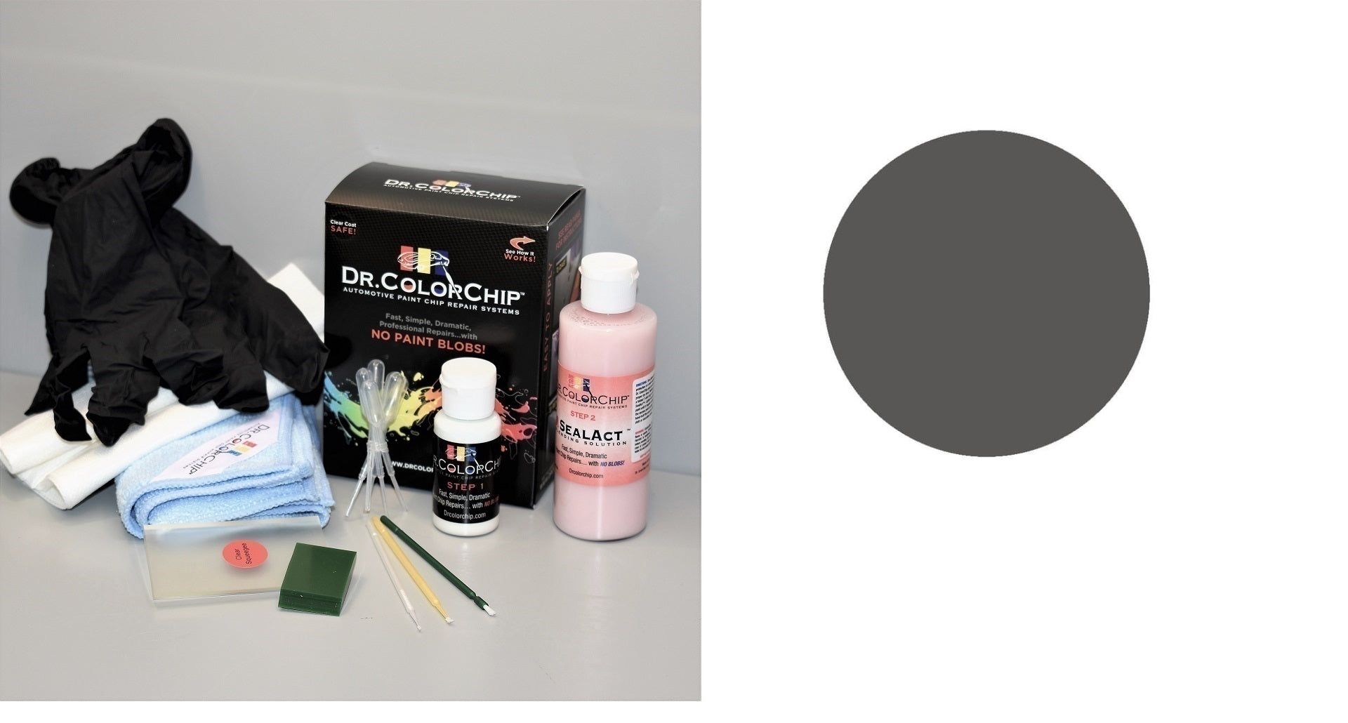 2018 Chevy Bolt EV Exterior Touch Up Paint Kit, Dr Color Chip, Squirt 'n Squeegee PLUS