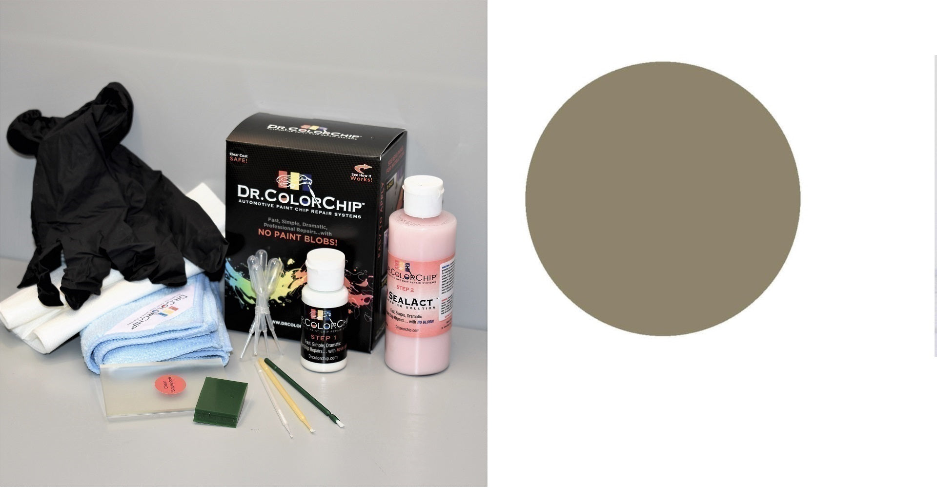 2017 Smart Car Fortwo Exterior Touch Up Paint Kit, Dr Color Chip, Squirt 'n Squeegee PLUS