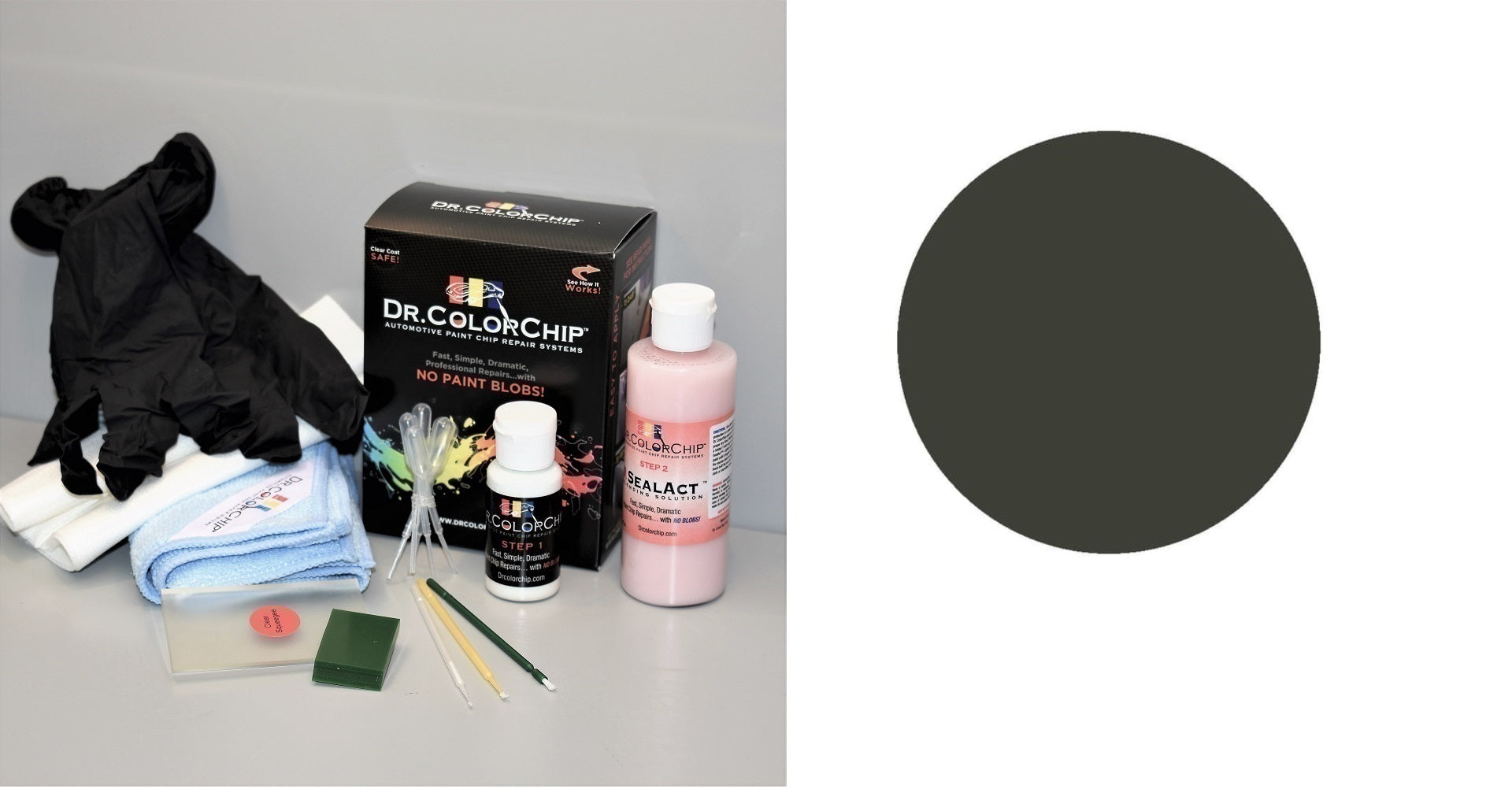 2021 Chevy Bolt EV Exterior Touch Up Paint Kit, Dr Color Chip, Squirt 'n Squeegee PLUS