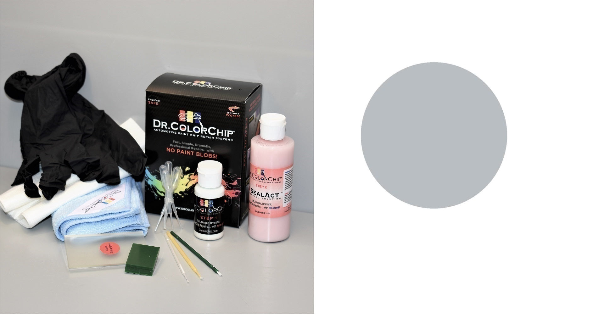 2018 Chevy Bolt EV Exterior Touch Up Paint Kit, Dr Color Chip, Squirt 'n Squeegee PLUS