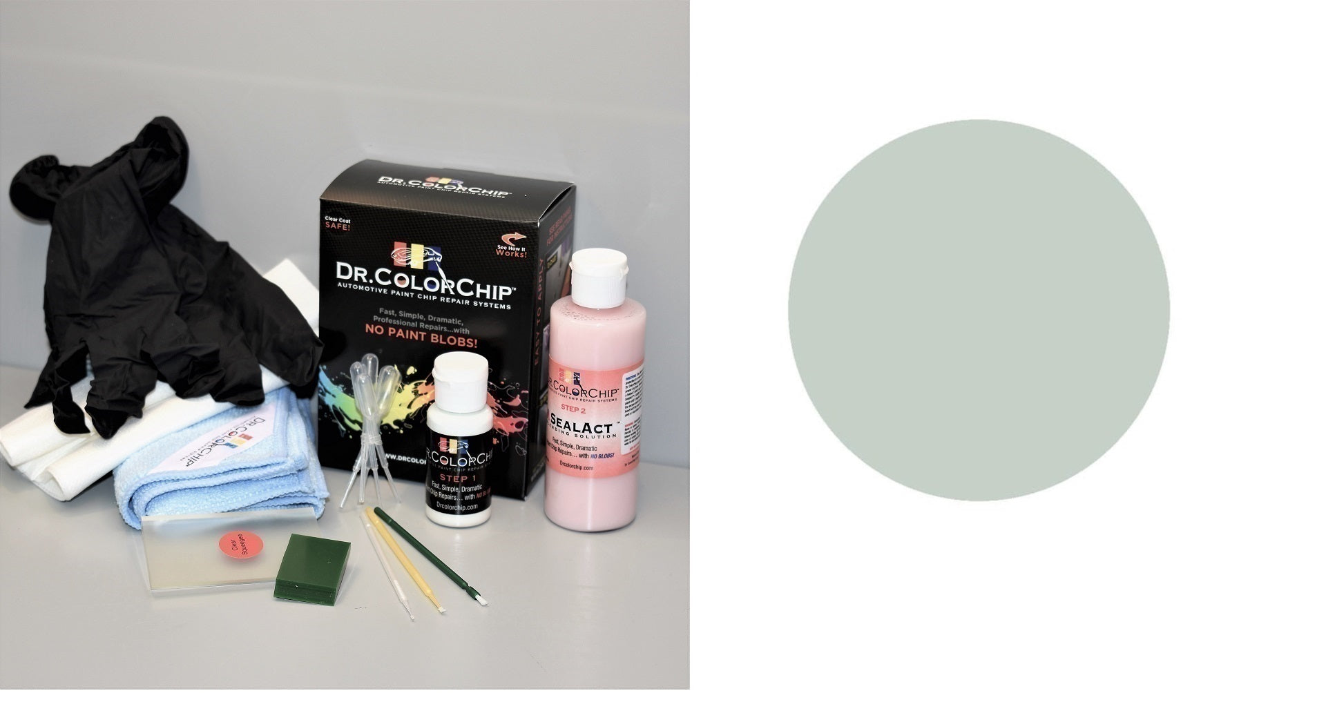 2018 Chevy Bolt EV Exterior Touch Up Paint Kit, Dr Color Chip, Squirt 'n Squeegee PLUS