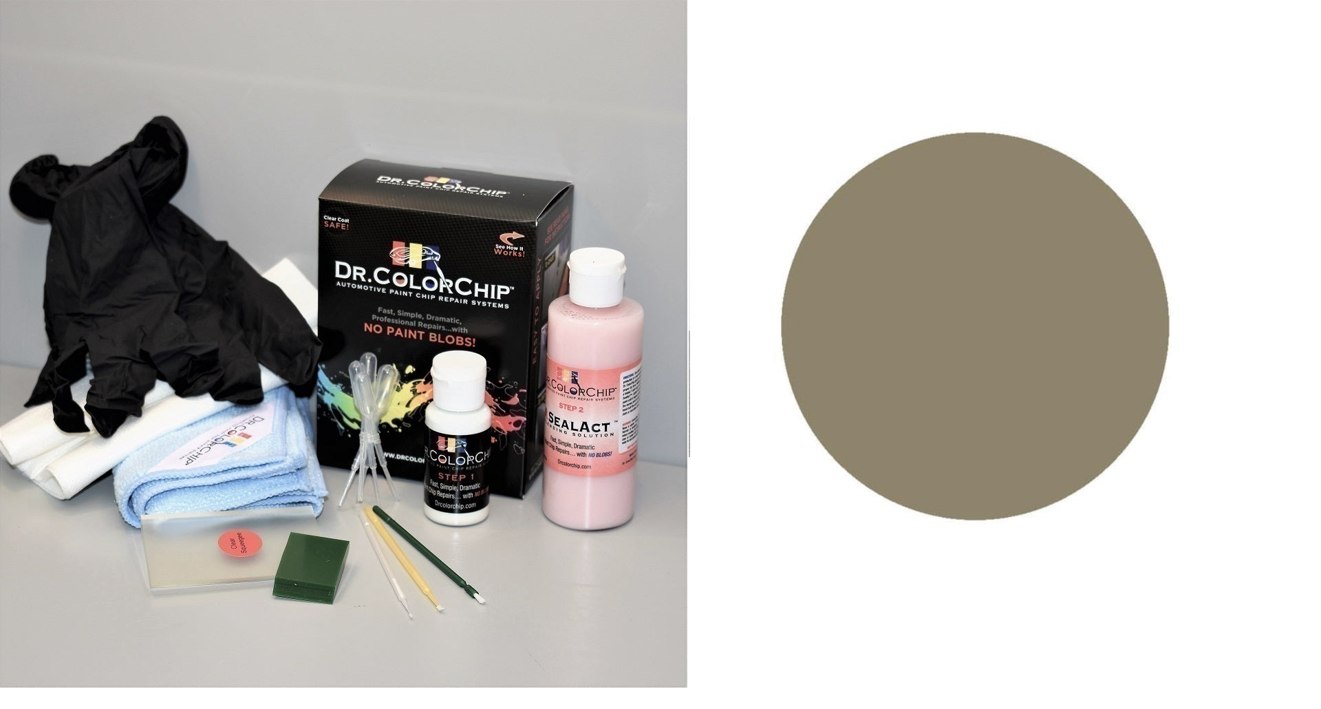 2013 Smart Car Fortwo Exterior Touch Up Paint Kit, Dr Color Chip, Squirt 'n Squeegee PLUS