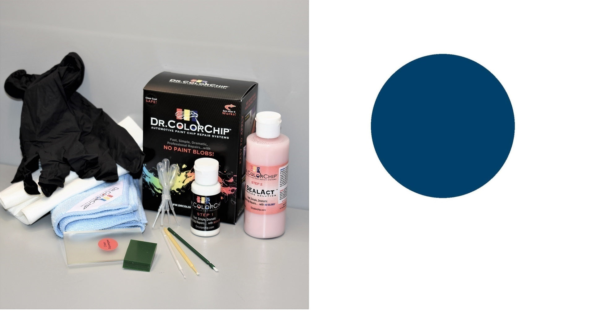 2018 Chevy Bolt EV Exterior Touch Up Paint Kit, Dr Color Chip, Squirt 'n Squeegee PLUS