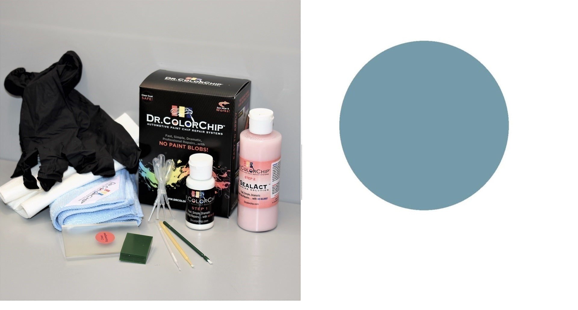 2012 Smart Car Fortwo Exterior Touch Up Paint Kit, Dr Color Chip, Squirt 'n Squeegee PLUS