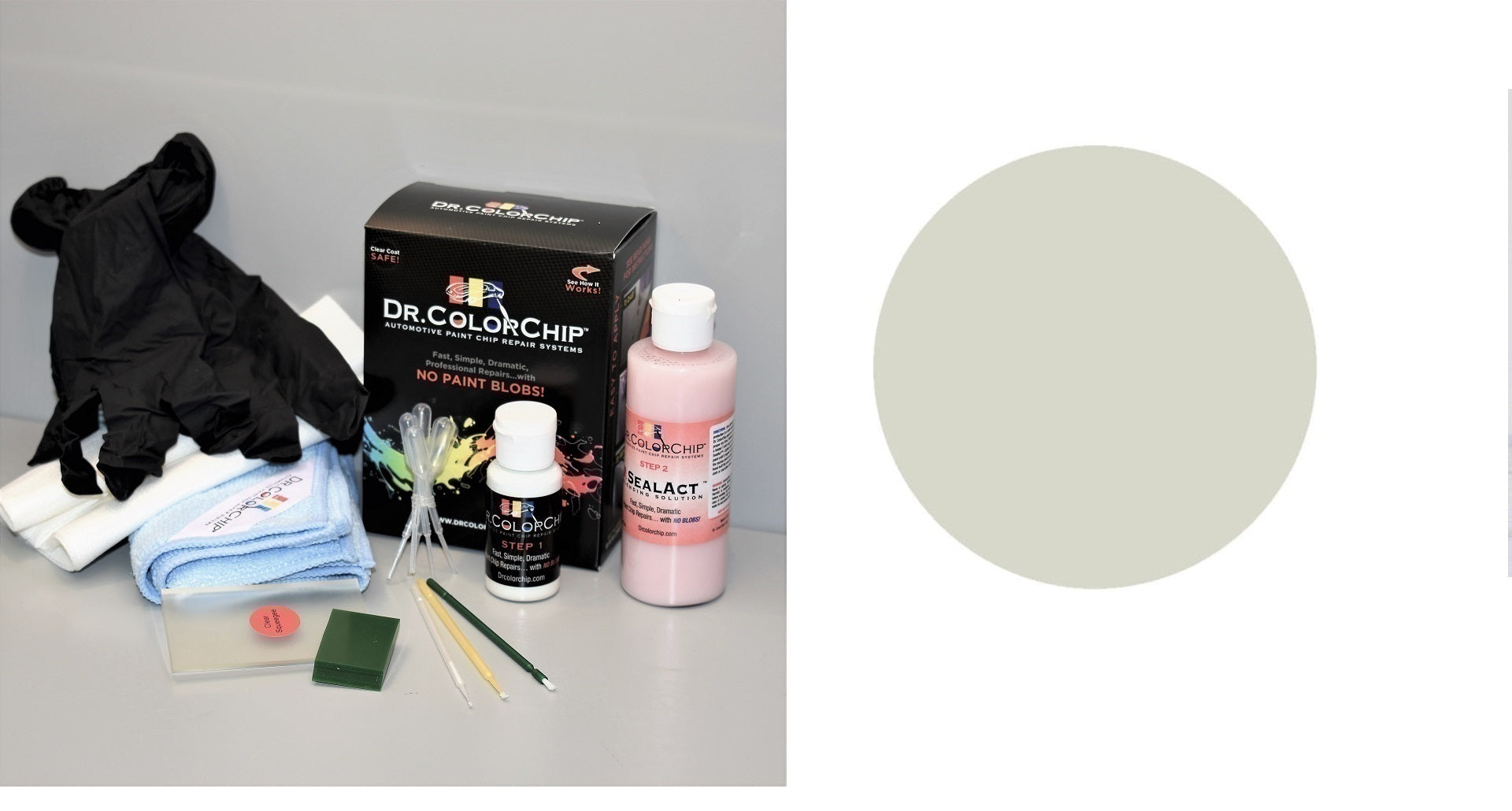 2017 Smart Car Fortwo Exterior Touch Up Paint Kit, Dr Color Chip, Squirt 'n Squeegee PLUS