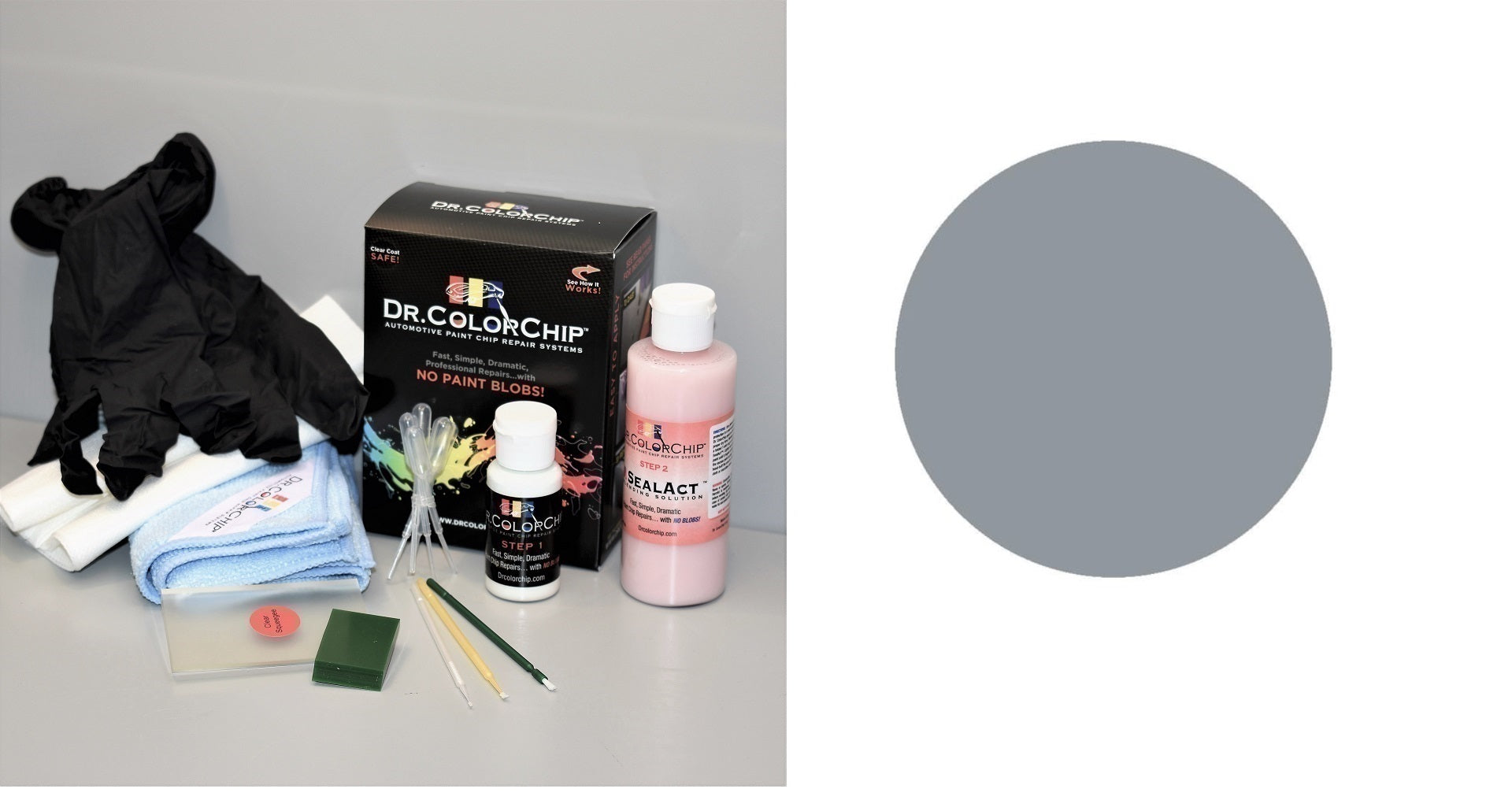 2020 Chevy Bolt EV Exterior Touch Up Paint Kit, Dr Color Chip, Squirt 'n Squeegee PLUS