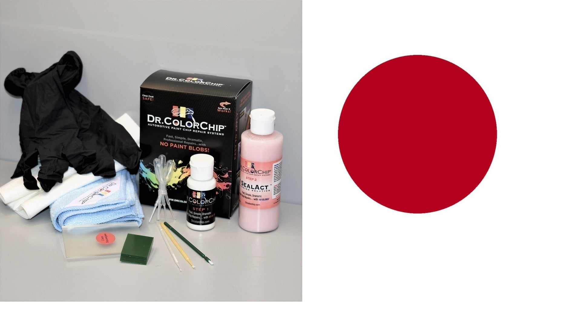 2014 Smart Car Fortwo Exterior Touch Up Paint Kit, Dr Color Chip, Squirt 'n Squeegee PLUS