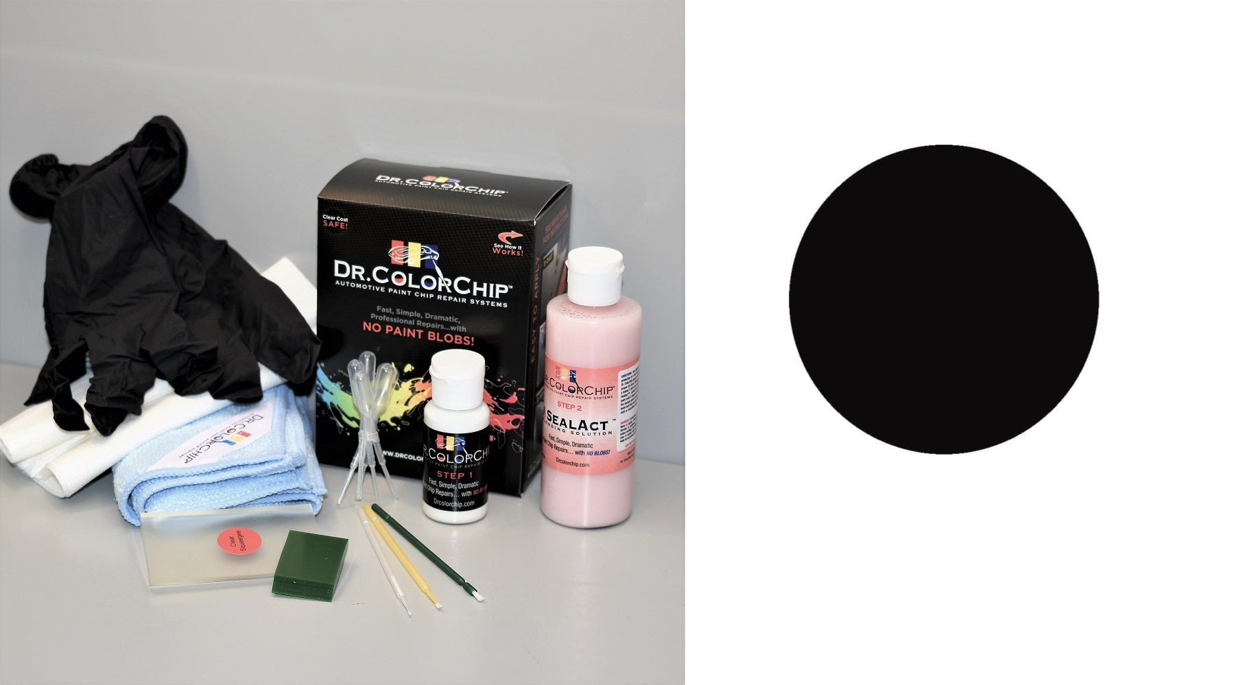 2017 Chevy Bolt EV Exterior Touch Up Paint Kit, Dr Color Chip, Squirt 'n Squeegee PLUS