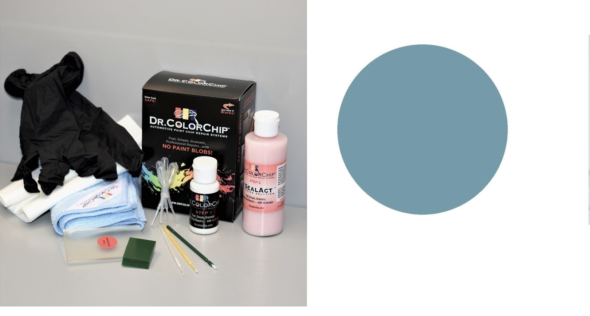 2017 Smart Car Fortwo Exterior Touch Up Paint Kit, Dr Color Chip, Squirt 'n Squeegee PLUS