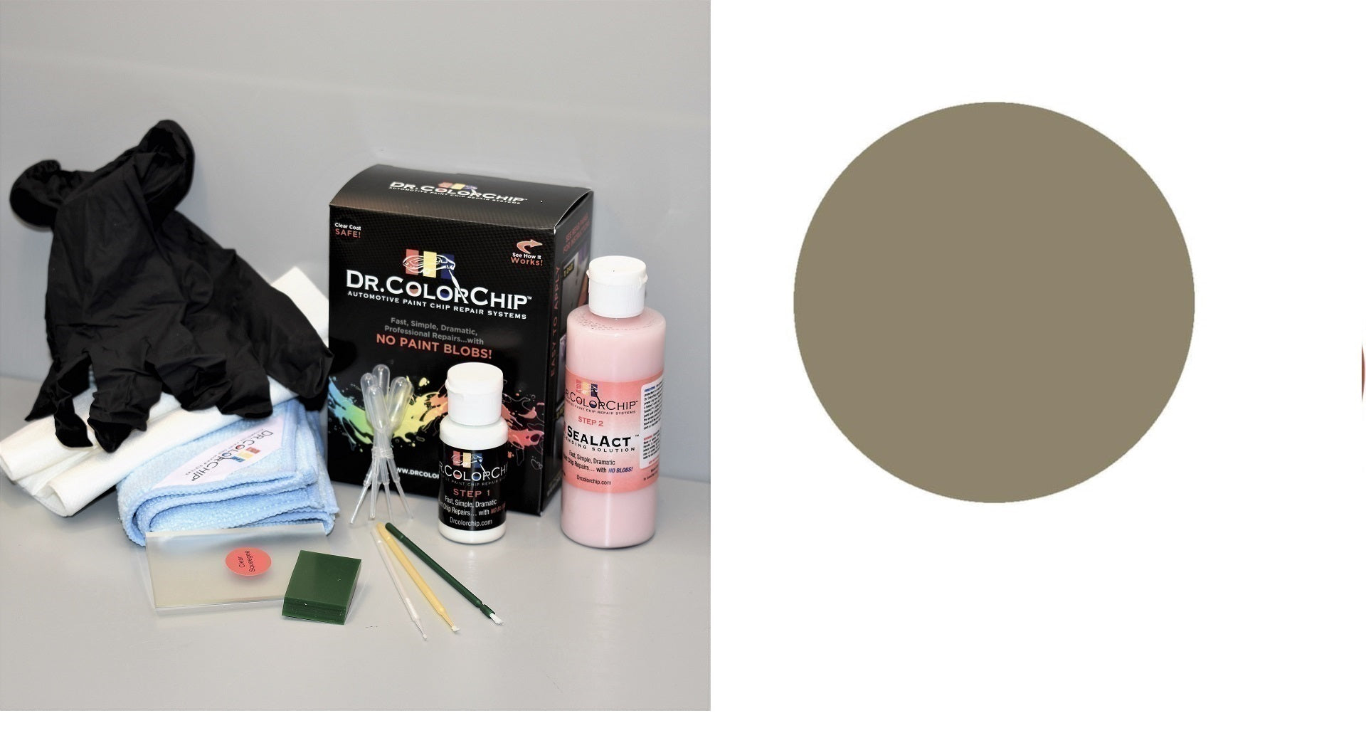 2016 Smart Car Fortwo Exterior Touch Up Paint Kit, Dr Color Chip, Squirt 'n Squeegee PLUS