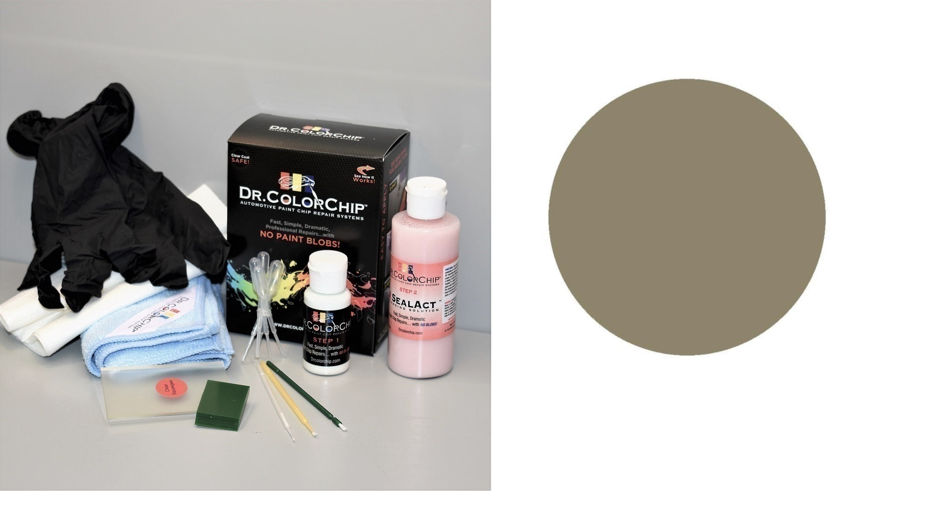 2014 Smart Car Fortwo Exterior Touch Up Paint Kit, Dr Color Chip, Squirt 'n Squeegee PLUS