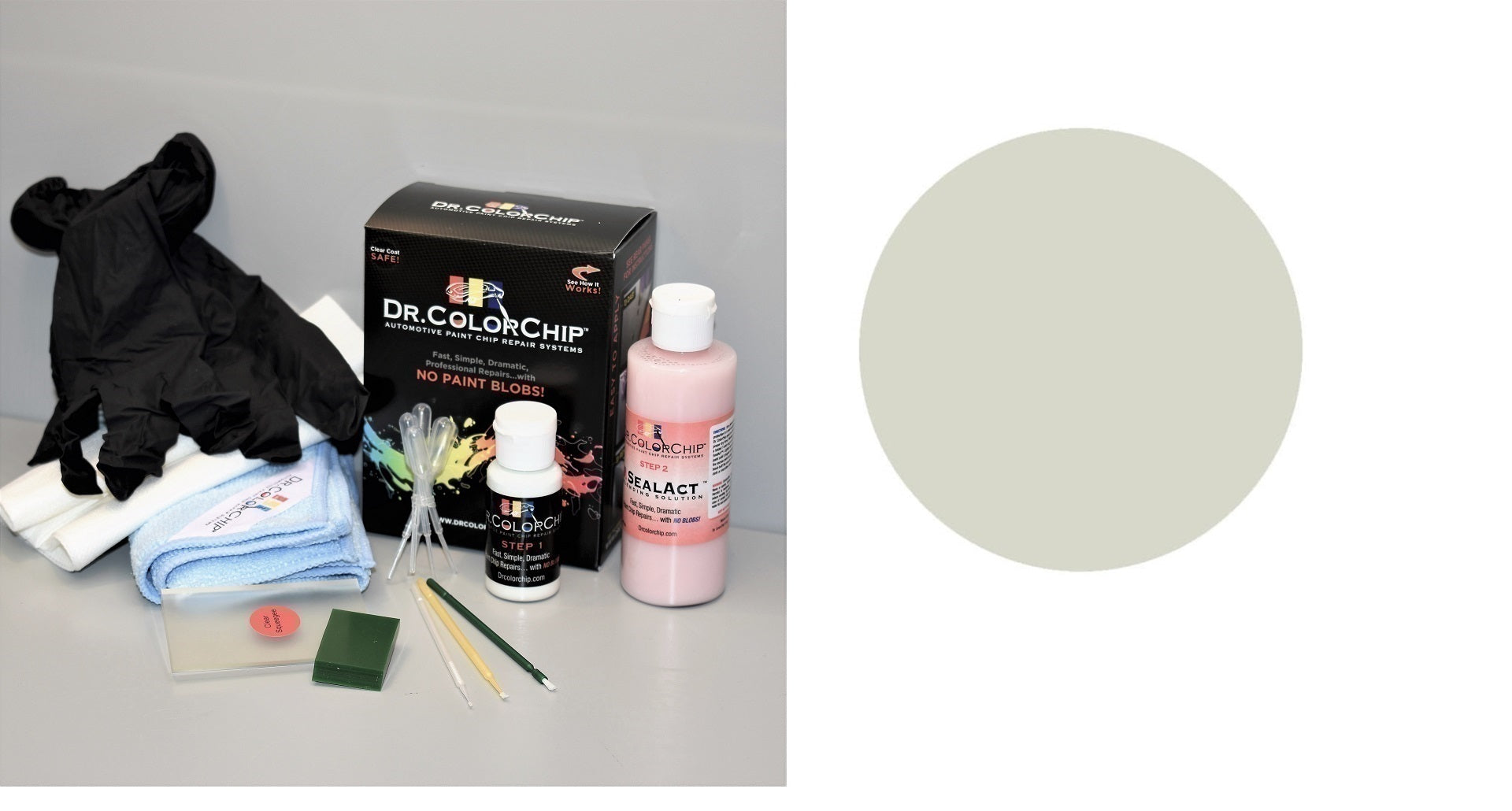 2014 Smart Car Fortwo Exterior Touch Up Paint Kit, Dr Color Chip, Squirt 'n Squeegee PLUS