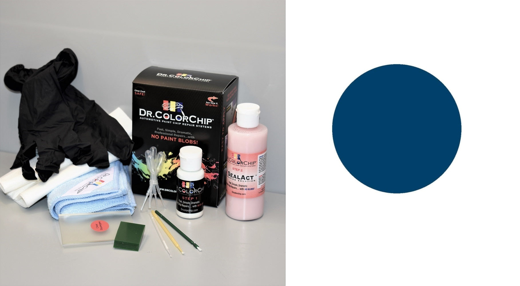 2017 Chevy Bolt EV Exterior Touch Up Paint Kit, Dr Color Chip, Squirt 'n Squeegee PLUS