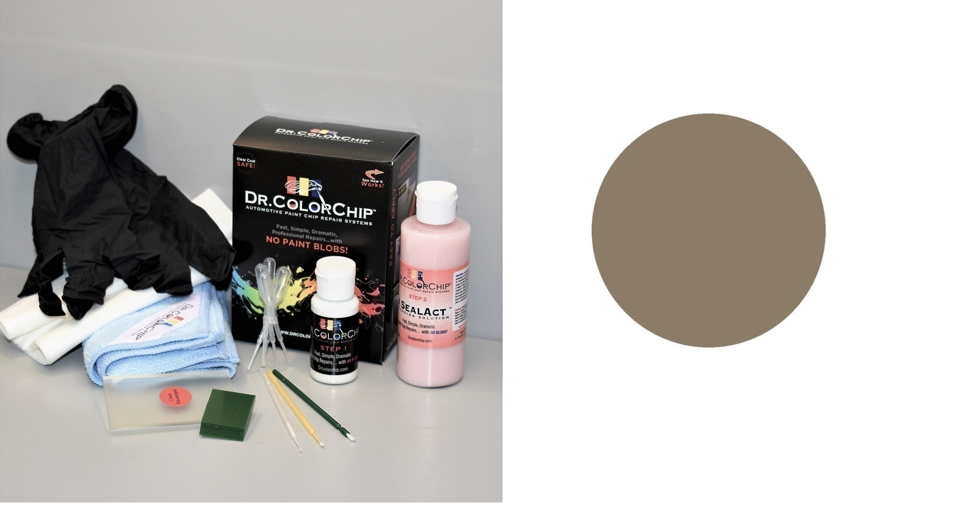 2018 Chevy Bolt EV Exterior Touch Up Paint Kit, Dr Color Chip, Squirt 'n Squeegee PLUS